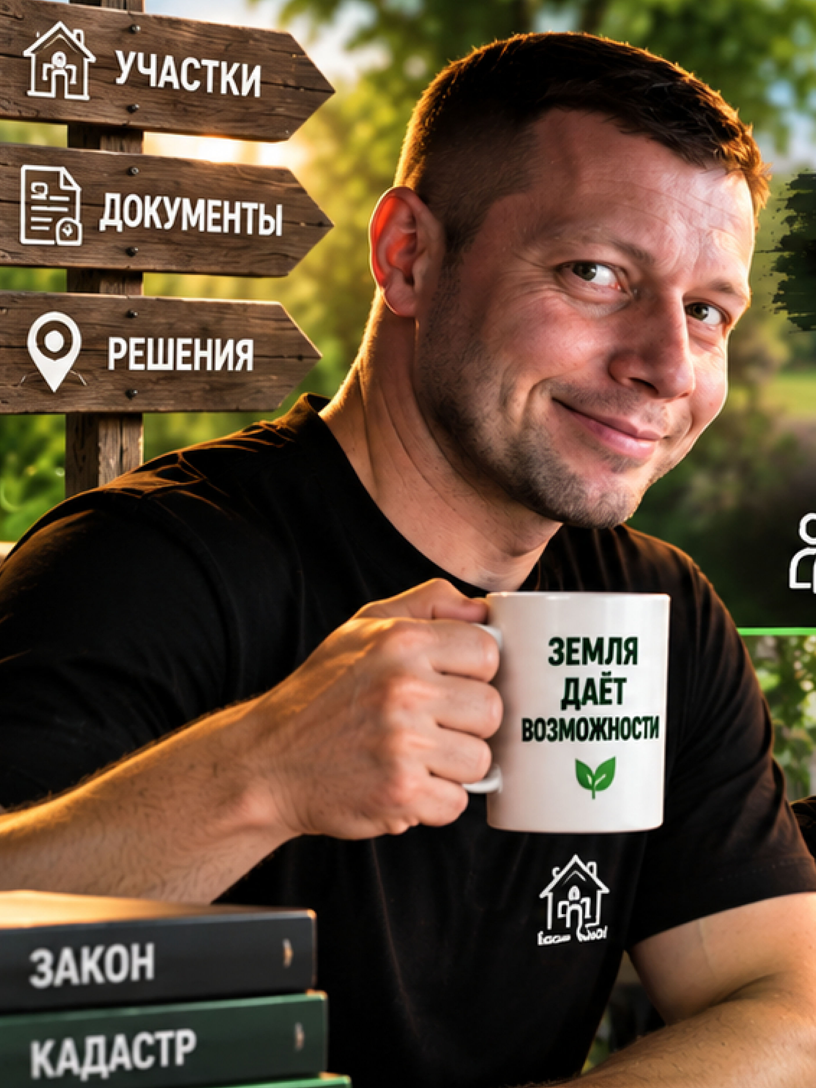 Владимир Торев, земельный специалист — фотография в деловом стиле